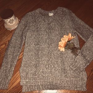 NWOT Brown & White Sweater